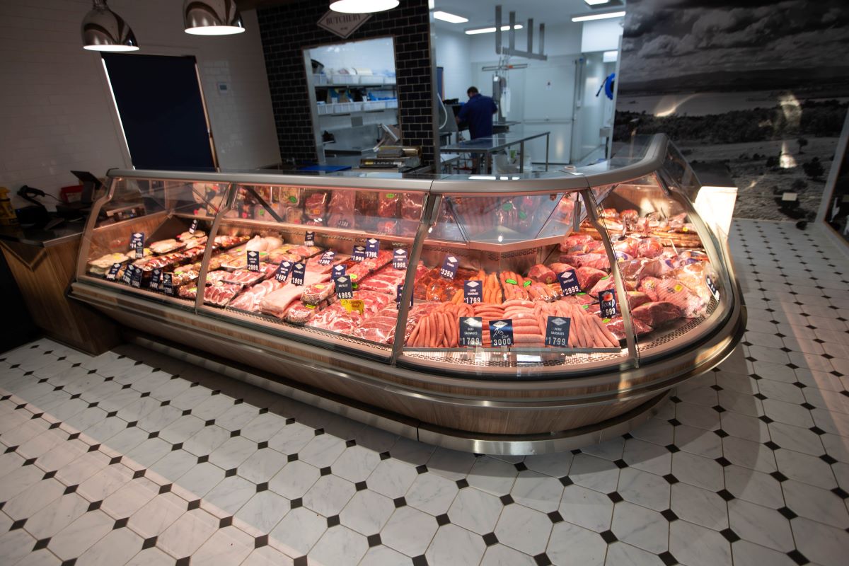 Kilcoy Butchery meat cabinet